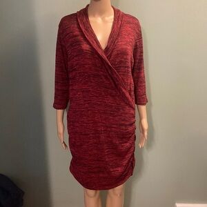 Red and black tunic dress size XL!